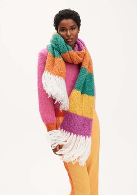 ÉCHARPE RAYÉE Royal Alpaca de Lana Grossa
