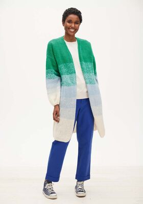 CARDIGAN LONG Soffio de Lana Grossa