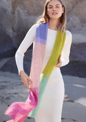 ÉCHARPE Natural Superkid Tweed de Lana Grossa