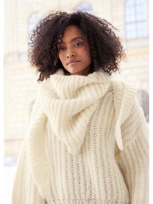 Lana Grossa CHÂLE TRIANGLE Mohair di Gio