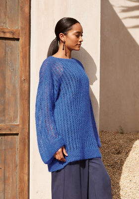 SWEAT Natural Superkid Tweed de Lana Grossa