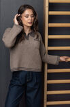 FILATI Studio PULL AU CROCHET À COL POLO Landlust Alpaka Merino 160