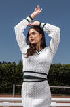 FILATI Studio PULL À TORSADES Merino Superiore