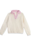 FILATI Studio PULL POLO RAGLAN TOP-DOWN
