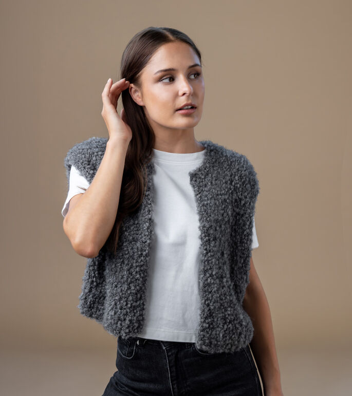 Lana Grossa GILET SANS MANCHES Orsetto