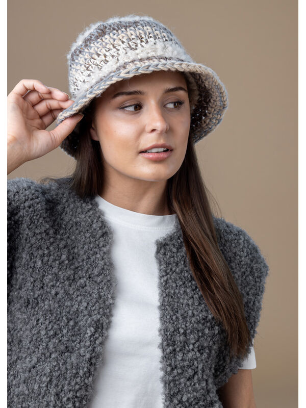 FILATI Studio CHAPEAU AU CROCHET Alpina Landhauswolle & Merino Cardato & Cinque Multi & Landlust Soft Tweed 180 & Orsetto