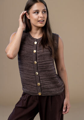 GILET SANS MANCHES Cool Wool Vintage de FILATI Studio