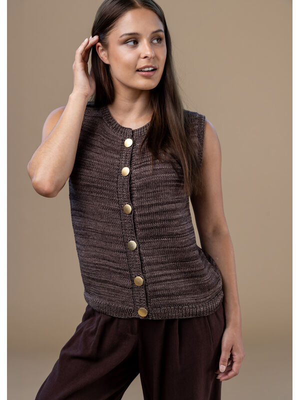 FILATI Studio GILET SANS MANCHES Cool Wool Vintage