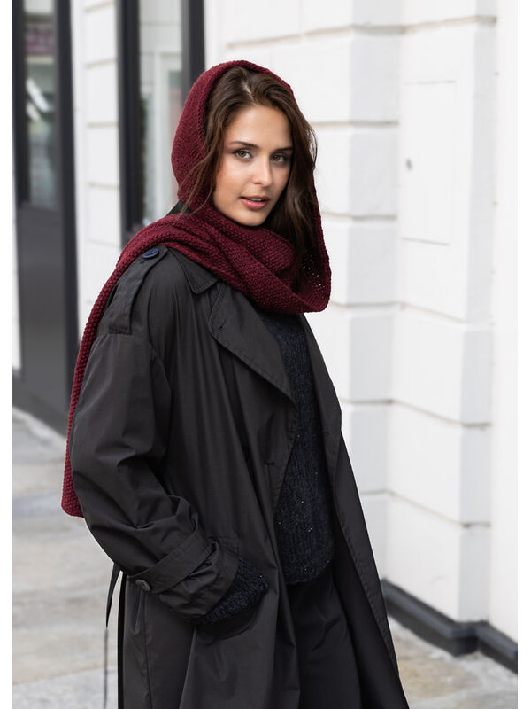FILATI Studio ÉCHARPE À CAPUCHE Alta Moda Alpaca