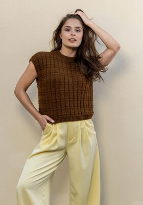 PULL SANS MANCHES TOP DOWN Alta Moda Alpaca de FILATI Studio
