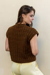 FILATI Studio PULL SANS MANCHES TOP DOWN Alta Moda Alpaca