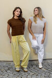 FILATI Studio PULL SANS MANCHES TOP DOWN Alta Moda Alpaca