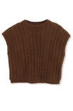FILATI Studio PULL SANS MANCHES TOP DOWN Alta Moda Alpaca
