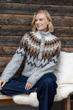 FILATI Studio CARDIGAN NORVÉGIEN TOP-DOWN Airy