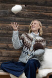 FILATI Studio CARDIGAN NORVÉGIEN TOP-DOWN Airy