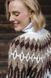 FILATI Studio CARDIGAN NORVÉGIEN TOP-DOWN Airy