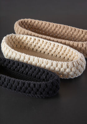 PETITE CORBEILLE AU CROCHET Merino Cardato de FILATI Studio