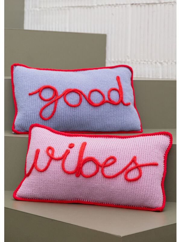 FILATI Studio HOUSSES DE COUSSIN AVEC LETTRAGE Merino Miscela & Silkhair