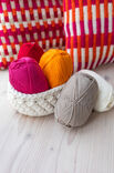FILATI Studio HOUSSE DE COUSSIN 5 COULEURS Merino Cardato