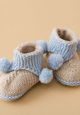 CHAUSSONS Cool Wool Baby de Lana Grossa