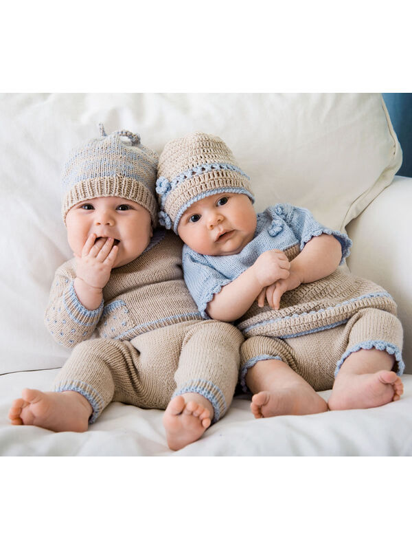 Lana Grossa PULL, PANTALON ET BONNET Cool Wool Baby
