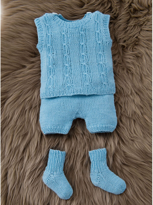 Lana Grossa CARDIGAN, DÉBARDEUR, PANTALON ET CHAUSSETTES Cool Wool Baby