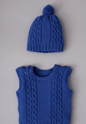 DÉBARDEUR ET BONNET Cool Wool Baby de Lana Grossa