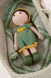 Lana Grossa POUPÉE AVEC SALOPETTE Cotone & Cool Wool Baby & Ecopuno