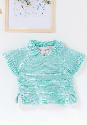 PULL MANCHES COURTES Soft Cotton de Lana Grossa