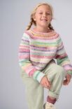 Lana Grossa PULL AU CROCHET TOPDOWN Gomitolo Magico & Ecopuno