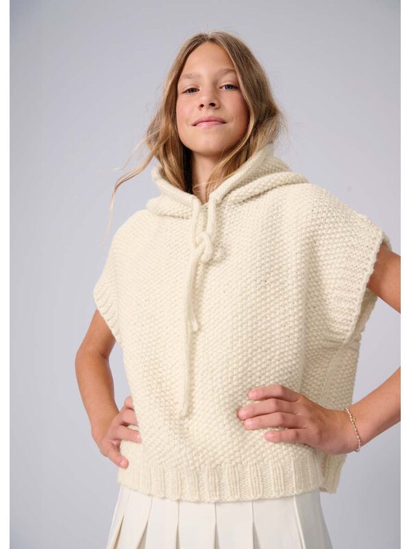 Lana Grossa PULL À CAPUCHE Cool Merino Big