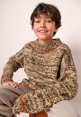 PULL CHINÉ Ecopuno, Cool Merino & Cool Merino Big de Lana Grossa