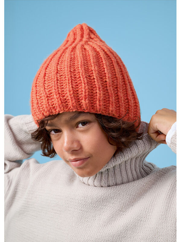 Lana Grossa BONNET EN CÔTES ANGLAISES Cool Merino Big