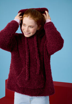 HOODIE Pelliccia de Lana Grossa