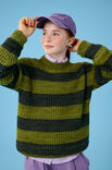 Lana Grossa PULL À RAYURES Cool Wool Big Vintage