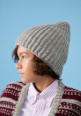 BONNET EN CÔTES ANGLAISES Cool Merino de Lana Grossa