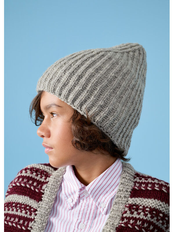 Lana Grossa BONNET EN CÔTES ANGLAISES Cool Merino