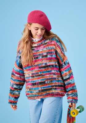PULL OVERSIZED Crazy de Lana Grossa