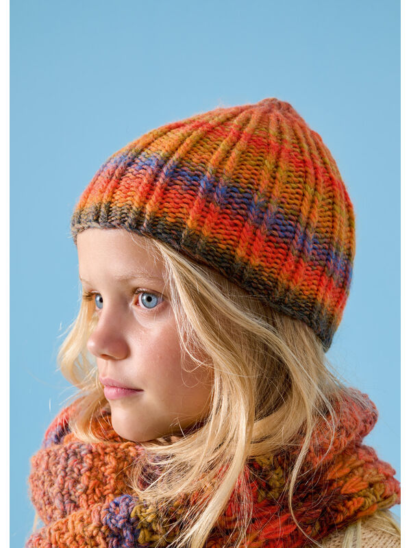 Lana Grossa BONNET EN CÔTES Colors for you