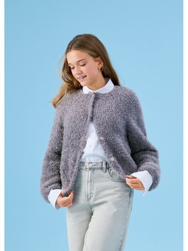 Lana Grossa VESTE TOP-DOWN Pelliccia