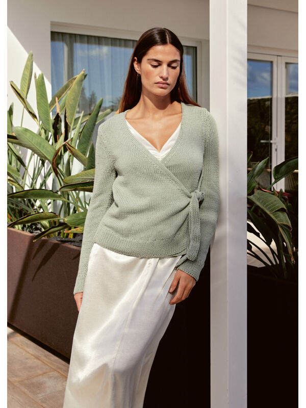 Lana Grossa GILET CROISÉ Organico