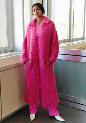 MANTEAU Mohair Moda de Lana Grossa