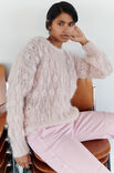 Lana Grossa PULL EN MOTIF DE GOUTTES Mohair Moda