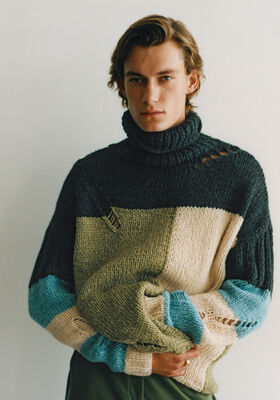 PULL HOMME Lala Berlin Lovely Cotton de Lana Grossa