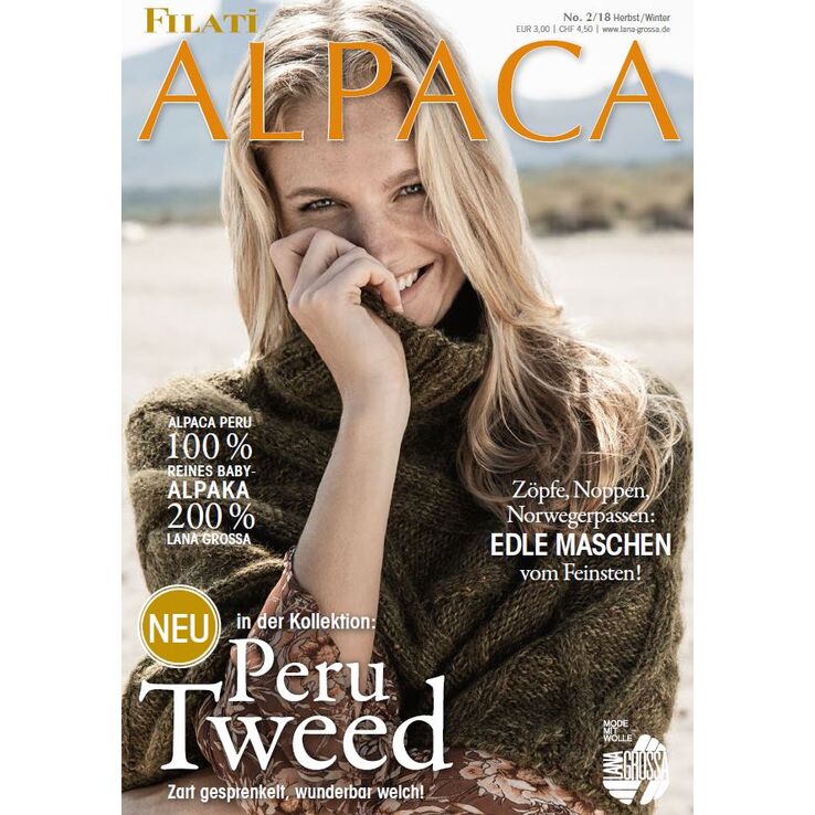 ALPACA No. 2 - Magazine (DE) + Knitting instructions (EN) de Lana Grossa