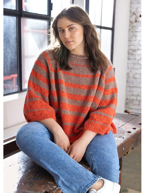 Lana Grossa PULL SIDNEY Size Plus - Ecopuno & Setasuri