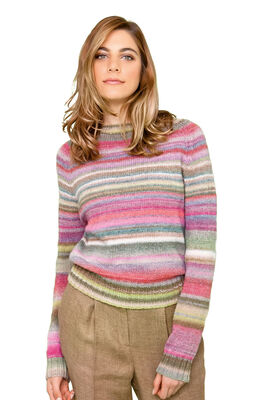 PULL RAGLAN Cinque Multi de Lana Grossa