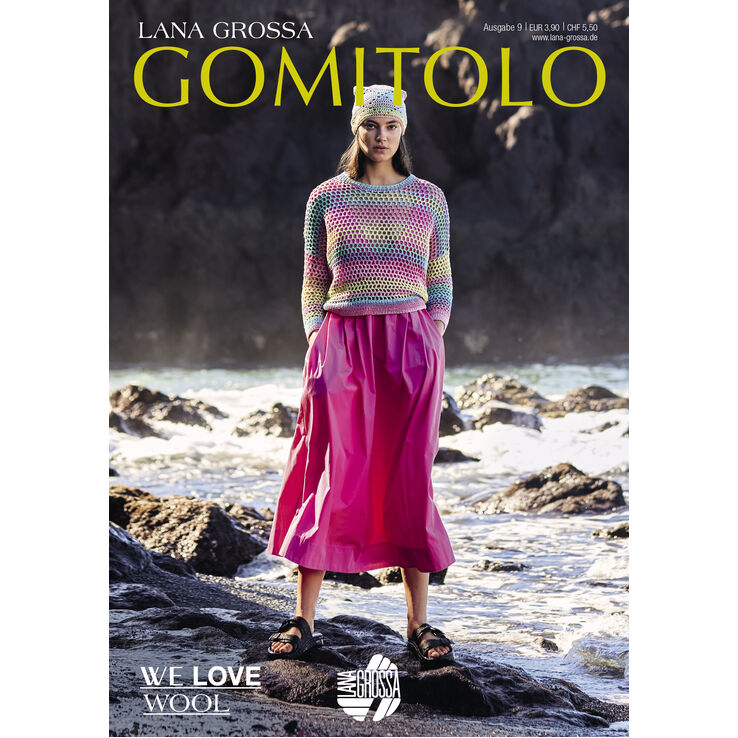 GOMITOLO No. 9 - Magazine allemand + explications en français de Lana Grossa
