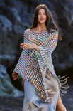 Lana Grossa PONCHO AU CROCHET Gomitolo Selezione 3 & Alta Moda Cotolana