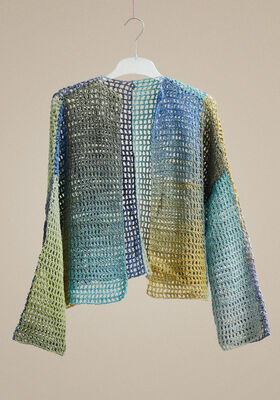 GILET AU CROCHET Gomitolo Versione de Lana Grossa